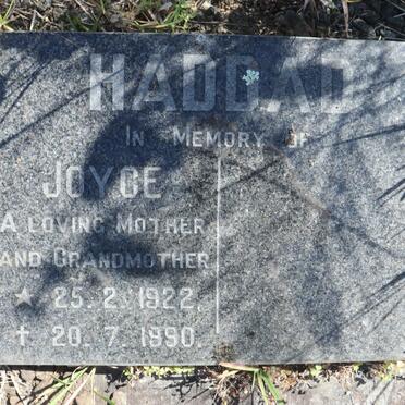 HADDAD Joyce 1922-1990