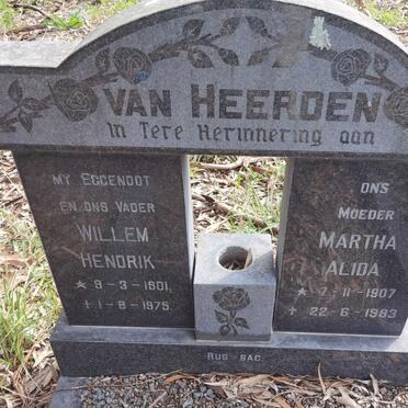 HEERDEN Willem Hendrik, van 1901-1975 & Martha Alida 1907-1983