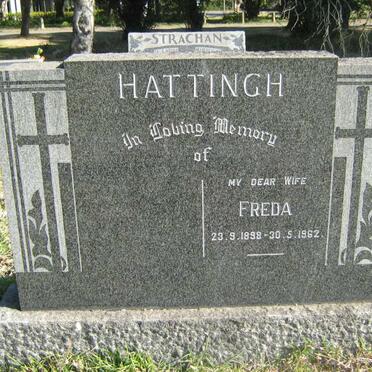 HATTINGH Freda 1898-1962