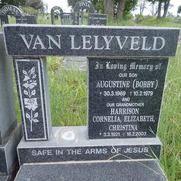 HARRISON Cornelia Elizabeth Christina 1921-2003 :: VAN LELYVELD  Augustine 1969-1979