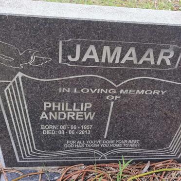 JAMAAR Phillip Andrew 1957-2013
