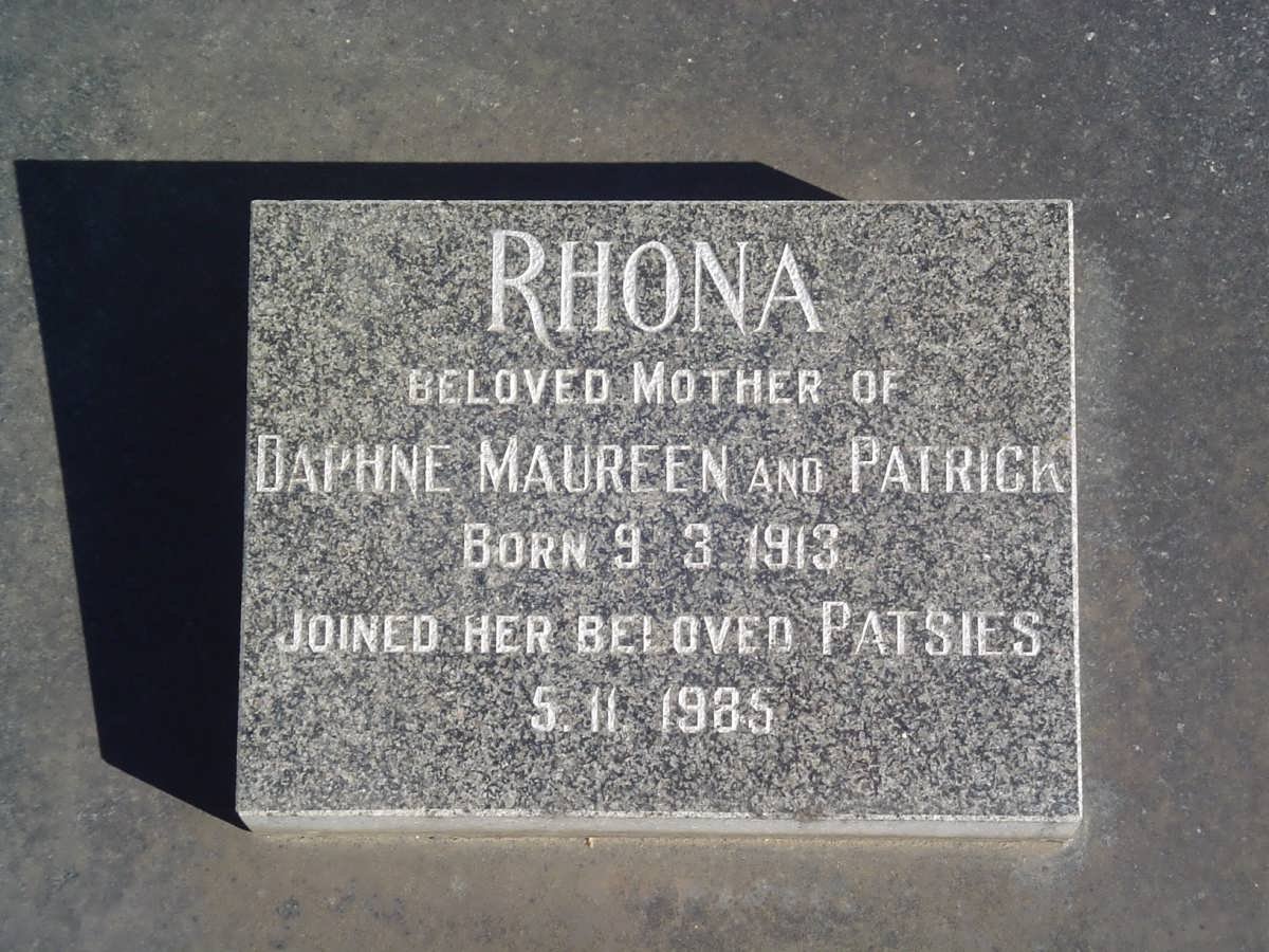 KLEMP Leo August 1906-1965 &amp; Daphne MOODIE 1934-1994 :: KLEMP Rhona 1913-1985