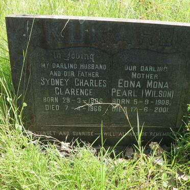 KUKARD Sydney Charles Clarence 1906-1966 &amp; Edna Mona Pearl WILSON 1908-2001