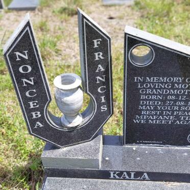 KALA Nonceba Francis 1926-1995