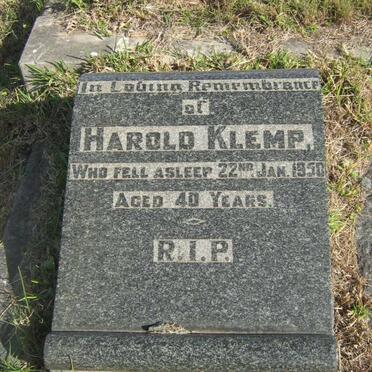 KLEMP Harold -1950