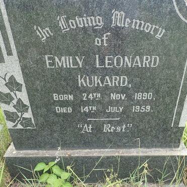 KUKARD Emily Leonard 1890-1959