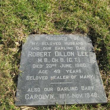 LEE Robert Dillon -1960 :: LEE Carolyn -1948