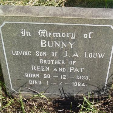LOUW Bunny 1930-1964