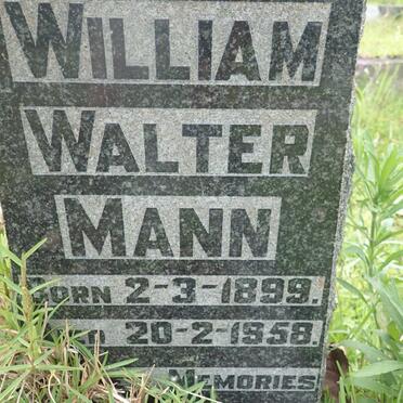 MANN William Walter 1899-1958