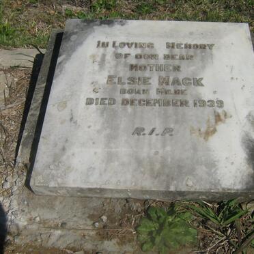 MACK Elsie born MILNE -1939