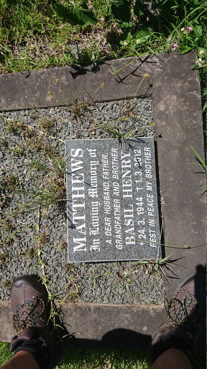 MATTHEWS Basil Henry 1944-2012