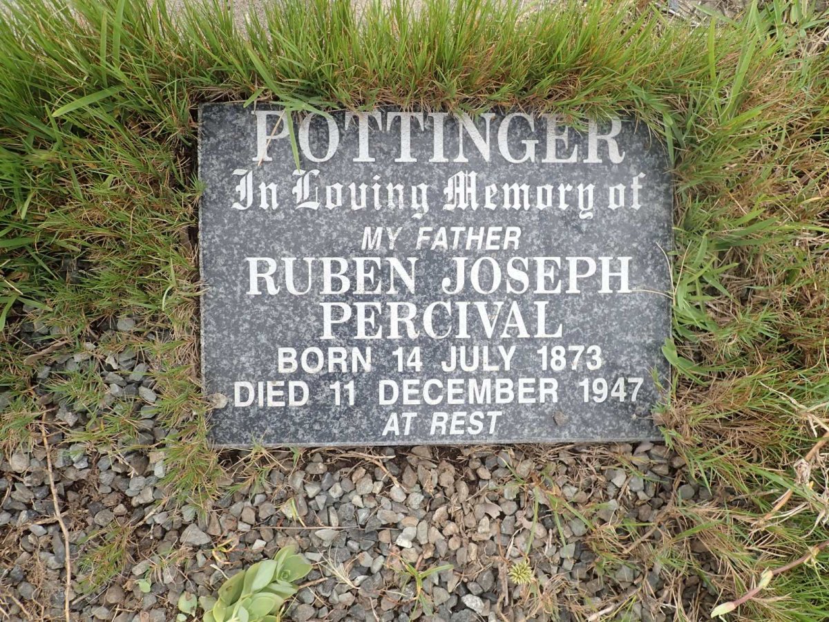 POTTINGER Ruben Joseph Percival 1873-1947