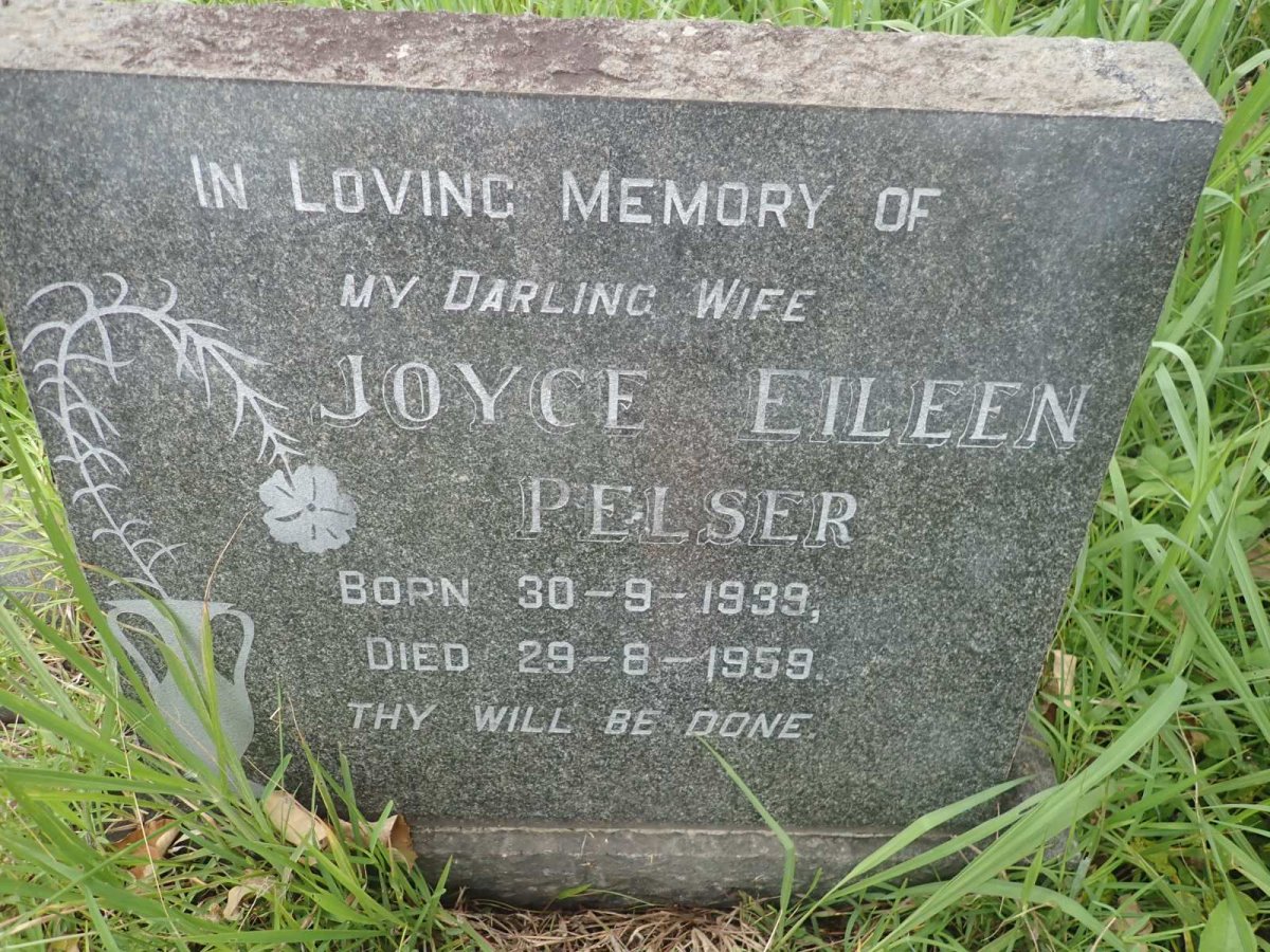 PELSER Joyce Eileen 1939-1959