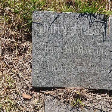 PRESTON John 1954-1954
