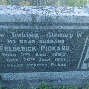 PICKARD Frederick 1883-1951