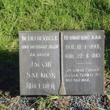 RHEEDER Jacob Salmon 1945-1963