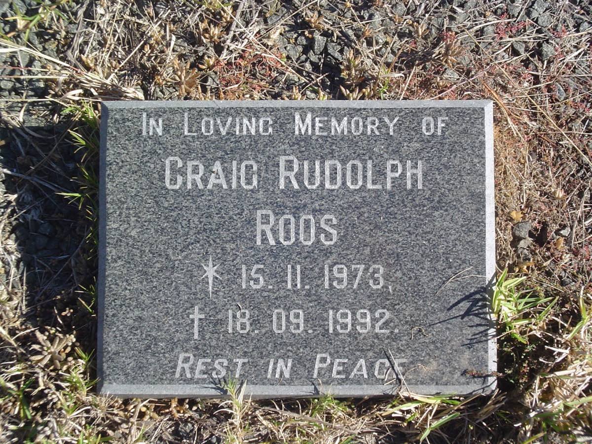 ROOS Craig Rudolph 1973-1992