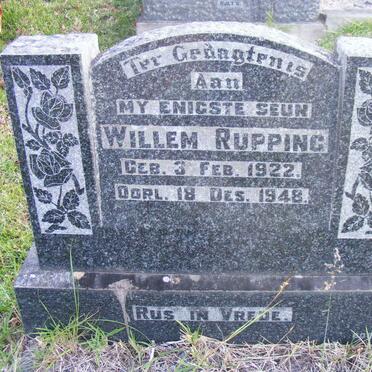 RUPPING Willem 1922-1948
