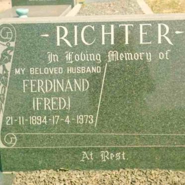 RICHTER Ferdinand 1894-1973