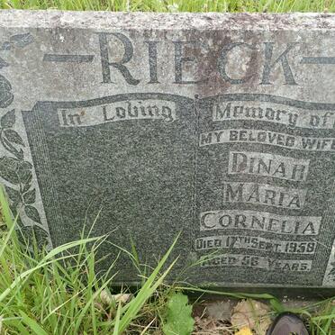 RIECK Dinah Maria Cornelia -1958