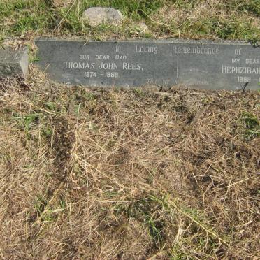 REES Thomas John 1874-1958 &amp; Hephzibah 1889-1957