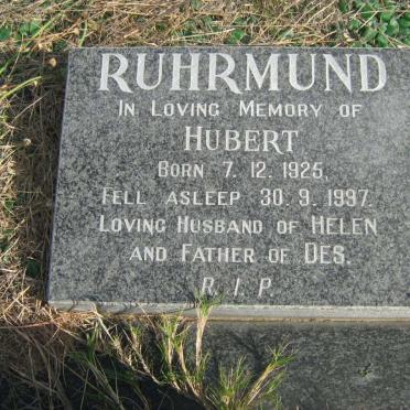 RUHRMUND Hubert 1925-1997