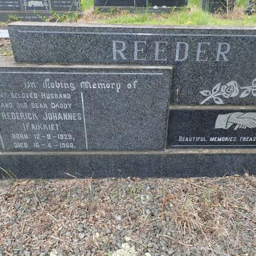 REEDER Frederick Johannes 1929-1968