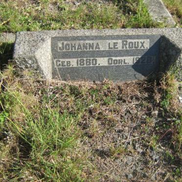 ROUX Johanna, le 1880-1928