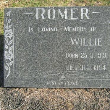 ROMER Willie 1919-1954