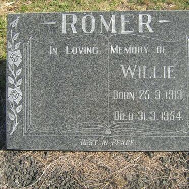 ROMER Willie 1919-1954