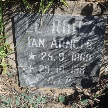 ROUX Ian Arnold, le 1960-1984
