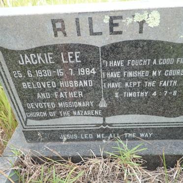 RILEY Jackie Lee 1930-1984