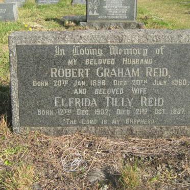 REID Robert Graham 1898-1960 &amp; Elfrida Tilly 1902-1987
