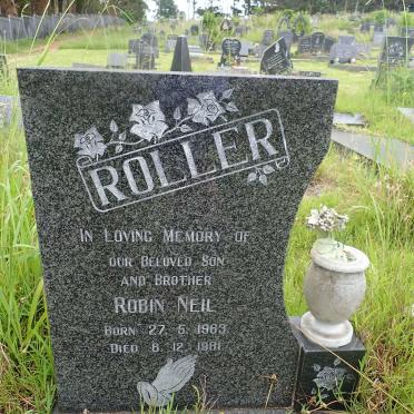 ROLLER Robin Neil 1963-1981