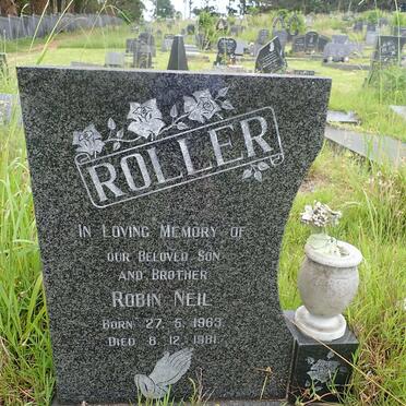 ROLLER Robin Neil 1963-1981