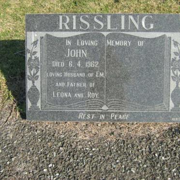 RISSLING John -1962