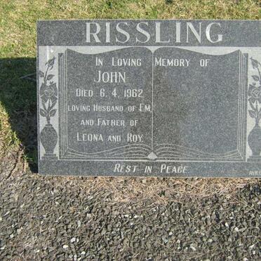 RISSLING John -1962