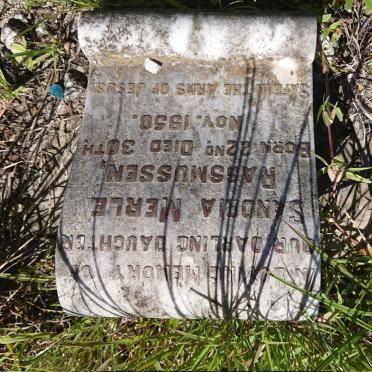 RASSMUSSEN Sandria Merle 1950-1950