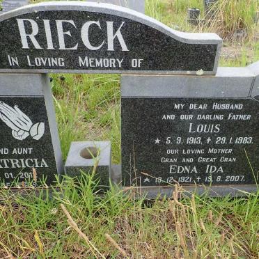 RIECK Louis 1913-1983 &amp; Edna Ida 1921-2007 :: RIECK ? Patricia -201?