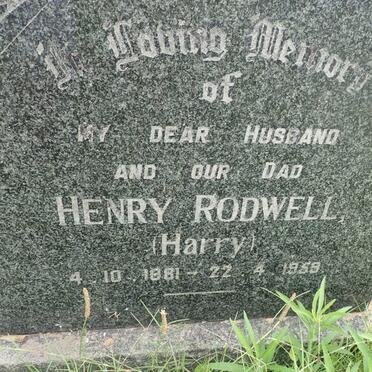 RODWELL Henry 1881-1959