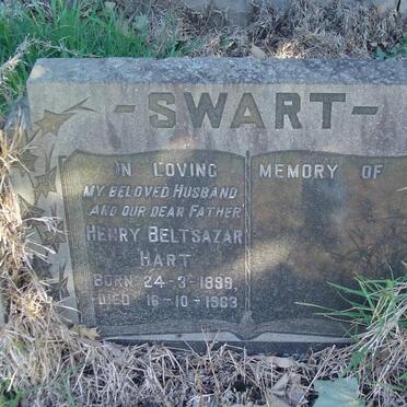 SWART Henry Beltsazar Hart 1899-1963