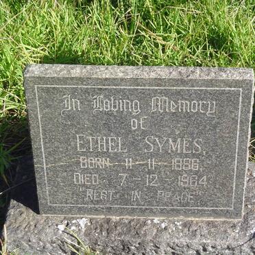 SYMES Ethel 1886-1964