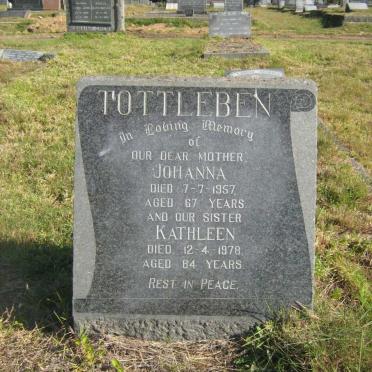 TOTTLEBEN Johanna -1957 :: TOTTLEBEN Kathleen -1978
