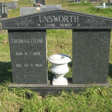 UNSWORTH Thomas 1898-1964