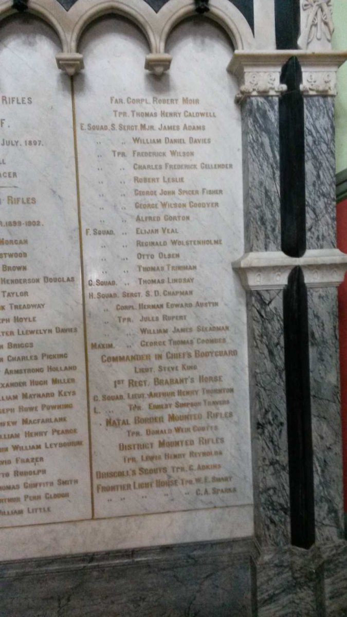 4. In memory of East London Volunteers 1879-1902