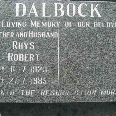 DALBOCK Rhys Robert 1928-1985