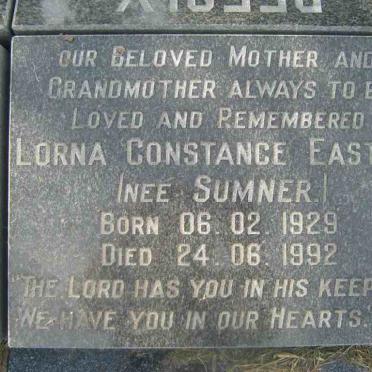 EASTES Lorna Constance nee SUMNER  1929-1992