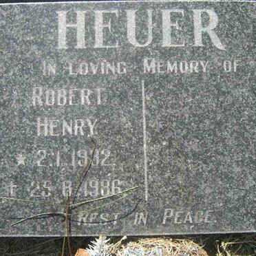HEUER Robert Henry 1932-1986