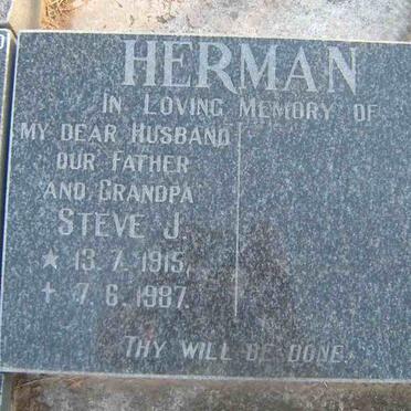 HERMAN Steve J. 1915-1987