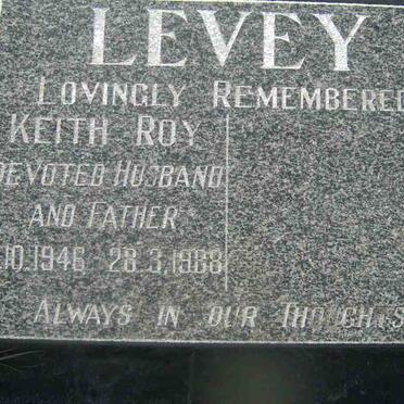 LEVEY Keith Roy 1946-1988